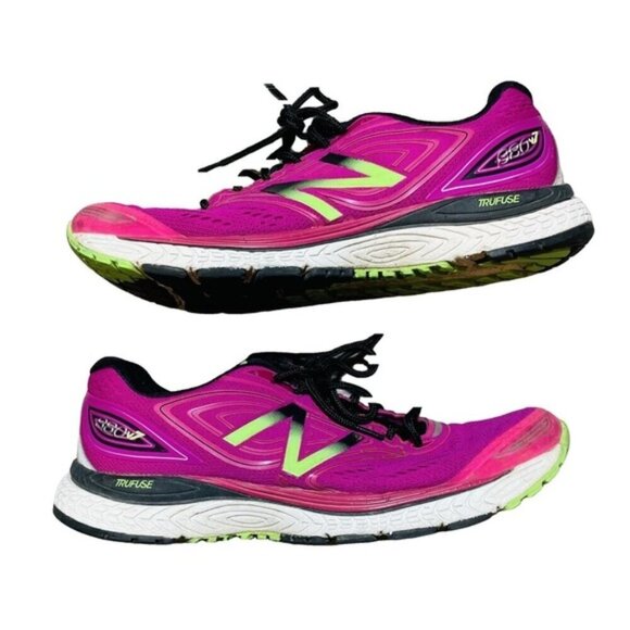 New Balance Women's Running Shoes Pink Green Size 10 - Picture 1 of 10